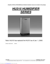 Quatro HU315 SERIES Installation Manual