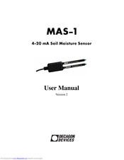 Decagon Devices MAS-1 User Manual