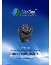 VanGaa Lighting SWIFT 121 Operation Manual