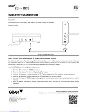 gram GRAM Z3 Quick Configuration Manual