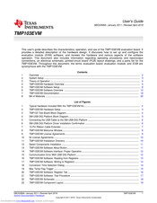 Texas Instruments TMP103EVM User Manual