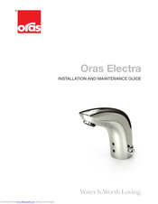 Oras Electra 6120F-105 Installation And Maintenance Manual
