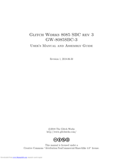 Glitch Works 8085 SBC User Manual And Assembly Manual