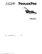 Poulan Pro PRLM21i Operator's Manual