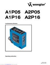 Wenglor A1P16 Operating	 Instruction