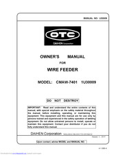 OTC CMAW-7401 Owner's Manual