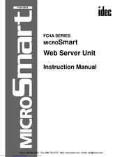 IDEC MICROSmart FC4A-SX5ES1E Instruction Manual