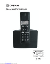 Custom Audio Electronics FX4910 User Manual