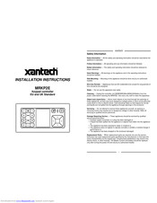 Xantech MRKP2E Installation Instructions Manual