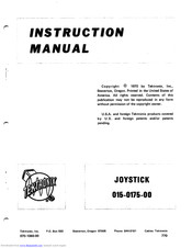 Tektronix 015-0175-00 Instruction Manual
