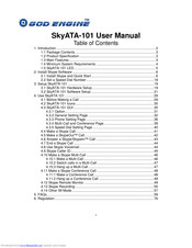 GodEngine SkyATA-101 User Manual