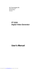 DK-Technologies A/S PT 5230 User Manual