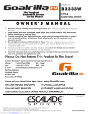 GOALRILLA B3300W Owner's Manual