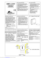 Crow MRX-220N Installation Instructions