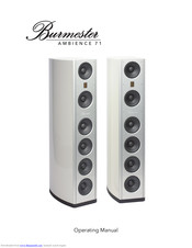 Burmester Ambience 71 Operating Manual