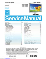 Energy Star 220P4LPYEB/75 Service Manual
