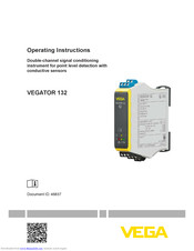 Vega VEGATOR 132 Operating Instructions Manual