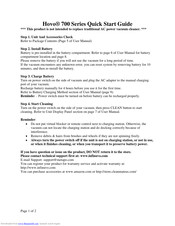 iNFinuvo Hovo 700 series Quick Start Manual