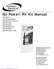 Go Power! Electric RV-102 Manual