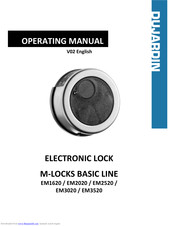 DUJARDIN EM3020 Operating Manual