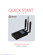 Geneko GWR362 Quick Start Manual