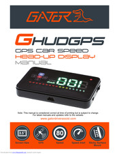 Gator GHUDGPS Manual