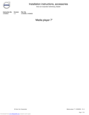 Volvo 31659052 Installation Instructions, Accessories
