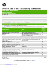 HP 406 G1 MT Disassembly Instructions Manual