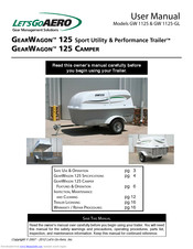 LetsGoAero GearWagon 125 Camper User Manual