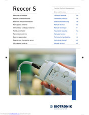 Biotronik Reocor S Technical Manual