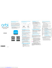 NETGEAR orbi CBK40 Quick Start Manual