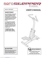 Weider WEST20020 User Manual