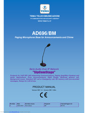 Tema Telecomunicazioni AD696/BM Product Manual