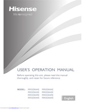Hisense RR53D6AAE User's Operation Manual