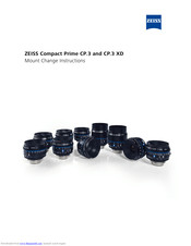 Zeiss Compact Prime CP.3 Change Instructions