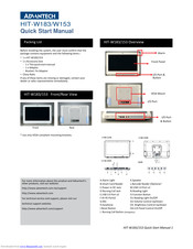 Advantech HIT-W183 Quick Start Manual