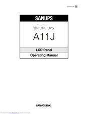 SANUPS A11J Operating Manual
