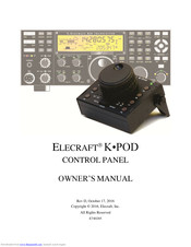 ELECRAFT K-Pod Owner's Manual