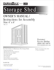 USP DuraMax Series Owner's Manual