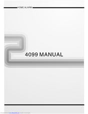 HOME ALARM 4099 Manual