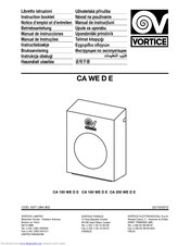 Vortice CA 150 WE D E Instruction Booklet