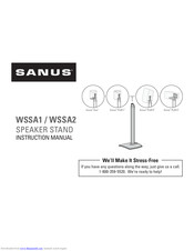 Sanus WSSA2 Instruction Manual
