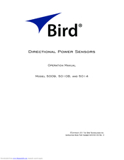 BIRD 5010B Operation Manual