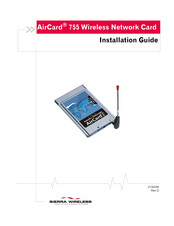 Sierra Wireless AirCard 755 Installation Manual
