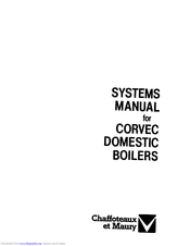 Chaffoteaux & Maury CORVEC Series Manual