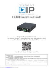 DigitaLinx IPEXCB Quick Install Manual