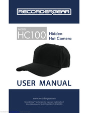 RecorderGear HC100 User Manual