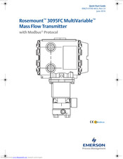 Emerson Rosemount 3095FC MultiVariable Quick Start Manual