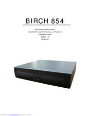 Birch 854 Installation Manual