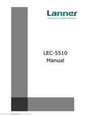Lanner LEC-5510 Manual